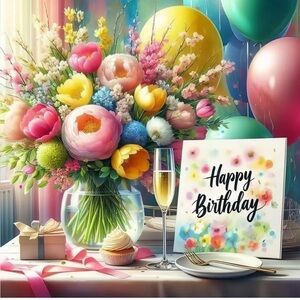 Diamond Art Happy Birthday 12x12